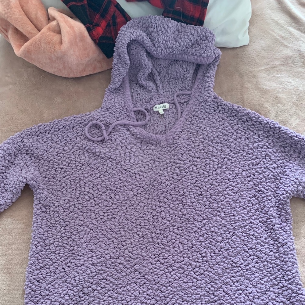 Purple hoodie